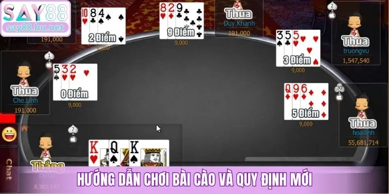 Hướng dẫn chơi bài cào và quy định mới